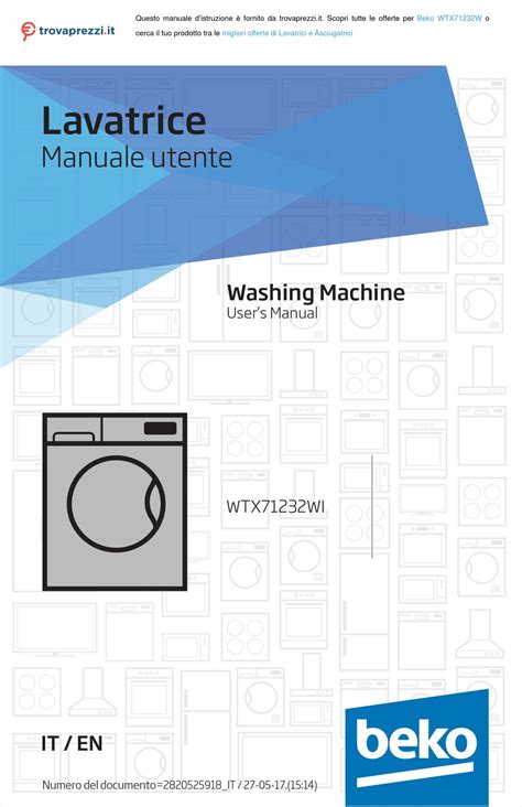 Beko WTX71232W Manuals .